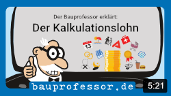 Bauprofessor Video Zuschlagskalkulation