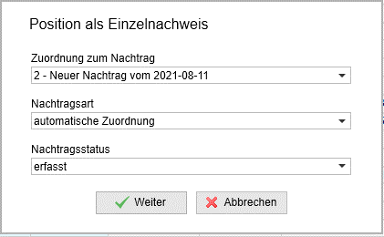 Position als Einzelnachweis
