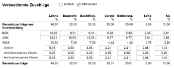 Screen nextbau Zuschläge