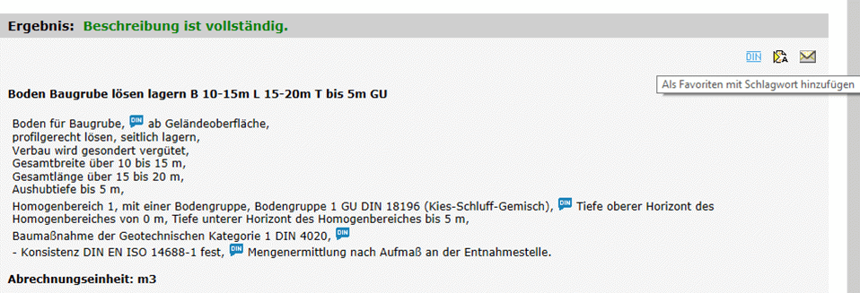 Position Beschreibung