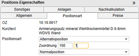 Alternativposition