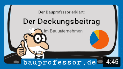 Bauprofessor Video Zuschlagskalkulation
