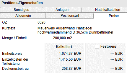 Positions-Eigenschaften